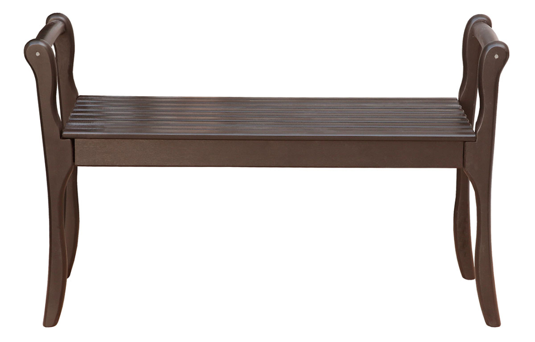 Скамейки, Скамья для прихожей с подлокотниками /массив/ 1080х385х680