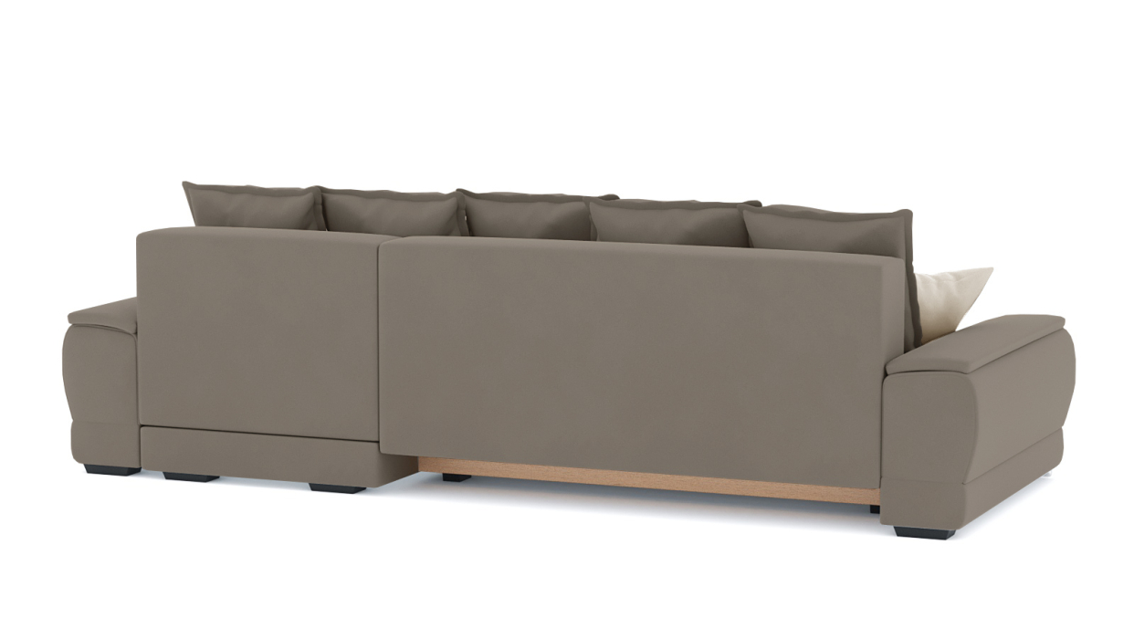 Диваны угловые в гостиную, Диван-кровать угловой Нордвикс ПБ, велюр