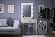 С зеркалом, Стол туалетный с зеркалом ДримСтар-1