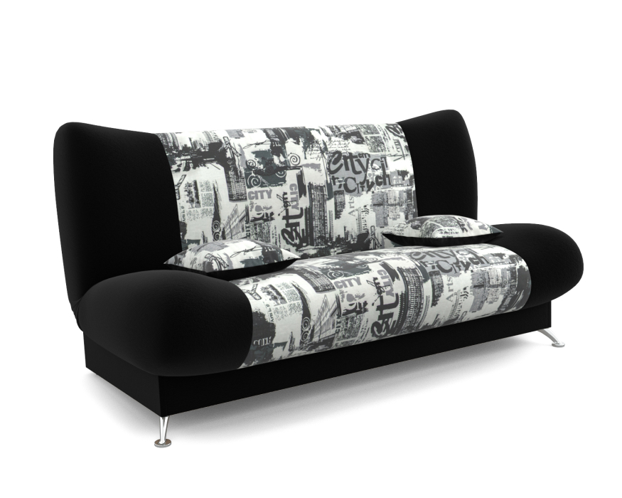 Диваны кровати со спальным местом, Диван прямой книжка Лодочка