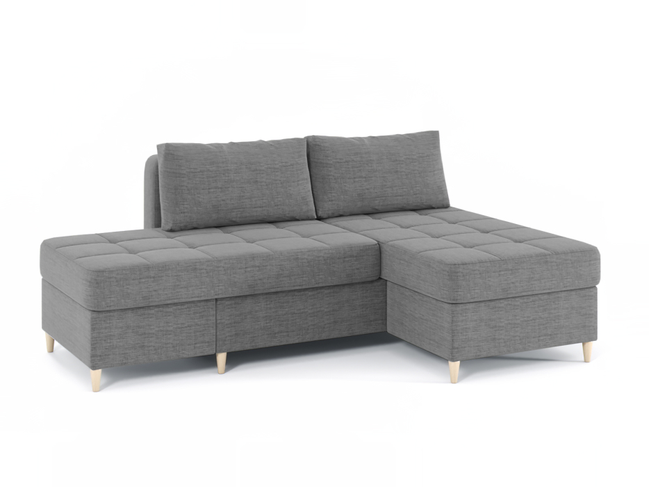 Диваны угловые в гостиную, Диван-кровать угловой Оливер 2 еврокнижка-трансформер, рогожка