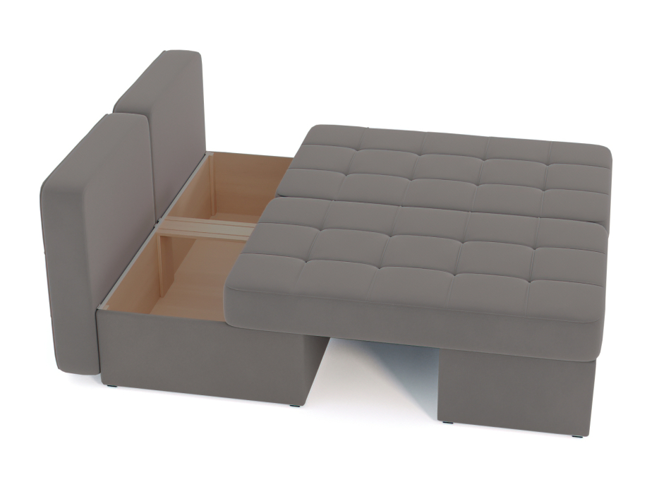 Диваны угловые в гостиную, Диван-кровать угловой Оливер еврокнижка-трансформер, велюр