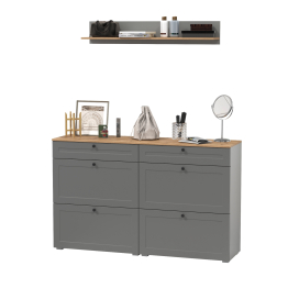 Две обувницы Остин и навесная полка