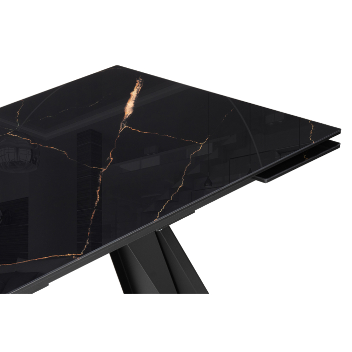 Обеденные столы, Стеклянный стол Хорсборо 140(200)х80х79