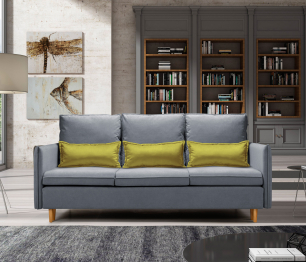 Диван кровать прямой Оливер,микровелюр