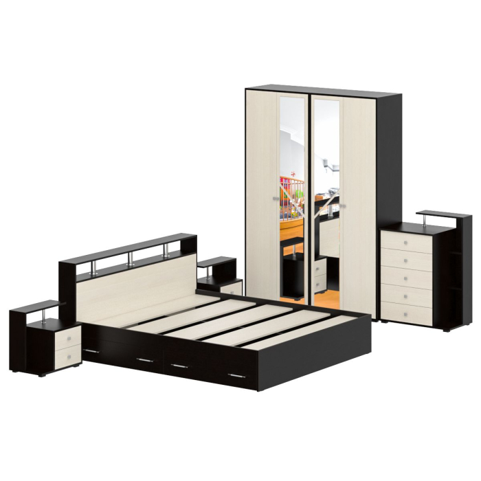 Спальные гарнитуры, Спальный гарнитур Камелия №11