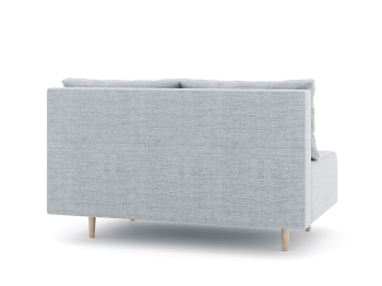 Диван прямой нераскладной Милли мини 2-х  местный без подлокотников, рогожка Люкс