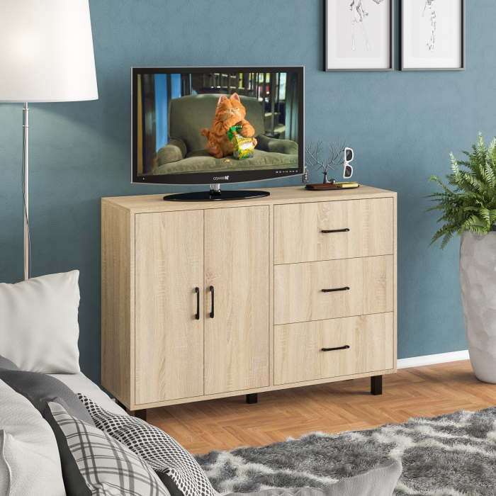 Комоды, Комод-тумба две дверки и три ящика РВК 123-1204