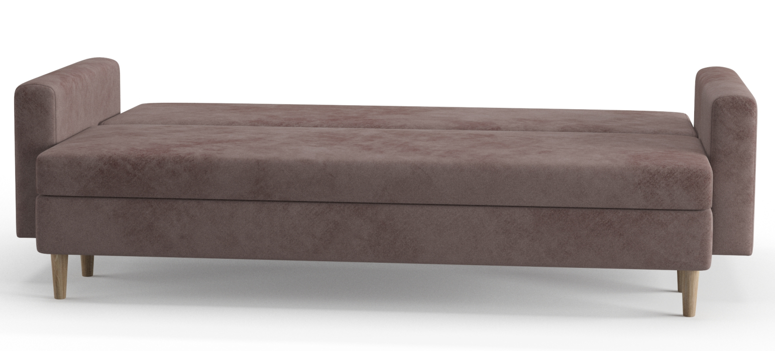 Диваны еврокнижки, Диван-кровать Таврида, пружинный блок, велюр