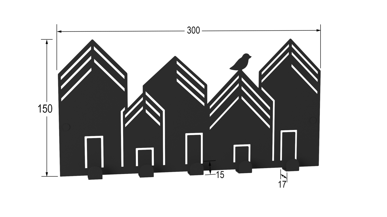 Ключницы, Держатель многофункциональный Хигс