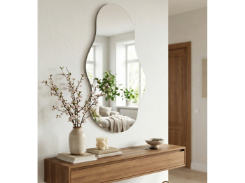 Зеркало настенное Мебелик фигурное Сельетта-7 110 х 55,8 см