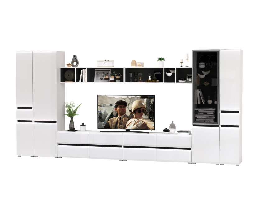 Стенки для гостиной, Сидней модульная стенка в гостиную № 87