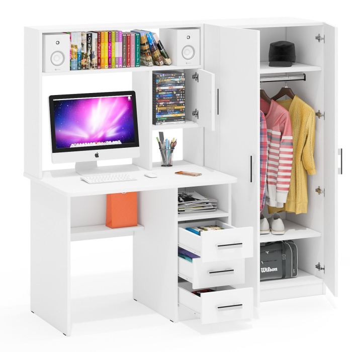 Прямые компьютерные столы, Стол компьютерный со шкафом СК-9