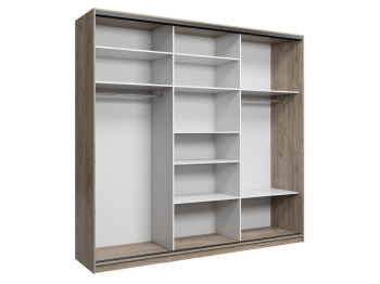 Шкаф купе 3-х дверный АЙСБЕРГ ЛОФТ 250 