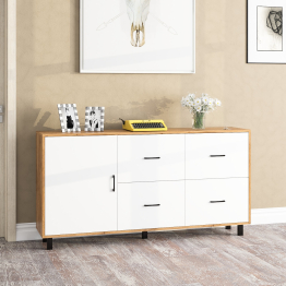 Комод широкий с дверкой и ящиками РВК 125-1704