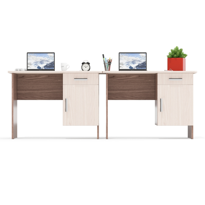 Прямые, Два письменных стола МД 1-09