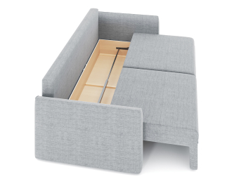 Диван-кровать еврокнижка пантограф Эрдинг, рогожка