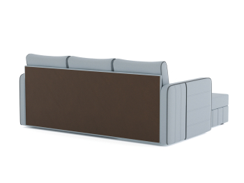 Диван-кровать угловой Cлим дельфин, велюр