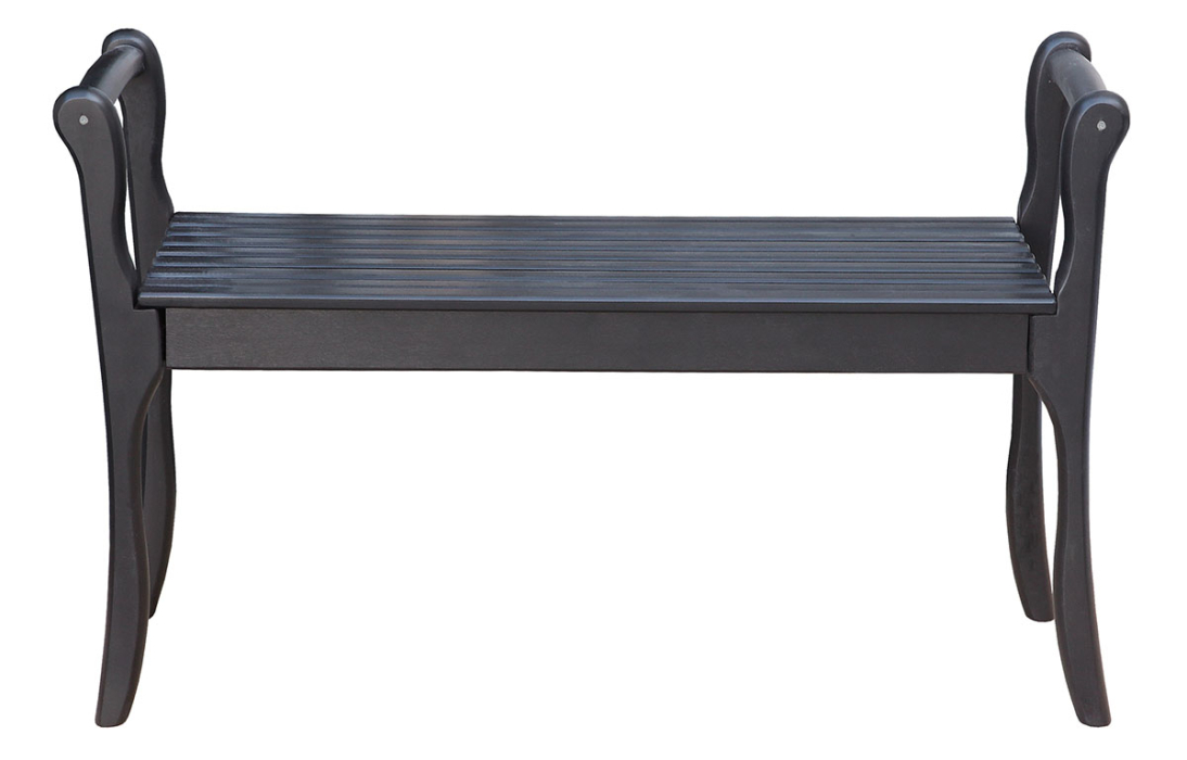 Скамейки, Скамья для прихожей с подлокотниками /массив/ 1080х385х680