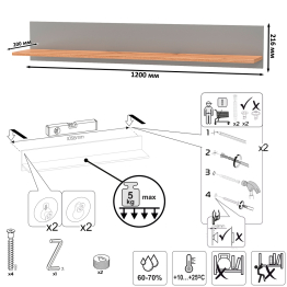 Обувница с большим комодом и открытой полкой Остин