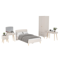 Спальные гарнитуры, Туалетный столик Афина с кроватью 1200 со шкафом и столиком