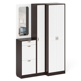 Мебель для прихожей П-6 № 29 МДФ фрезеровка ромб