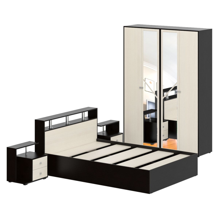 Спальные гарнитуры, Спальный гарнитур Камелия №1