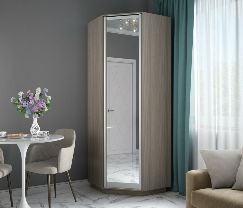 Для одежды, Шкаф распашной Угловой Экспресс, 90х90х220 см