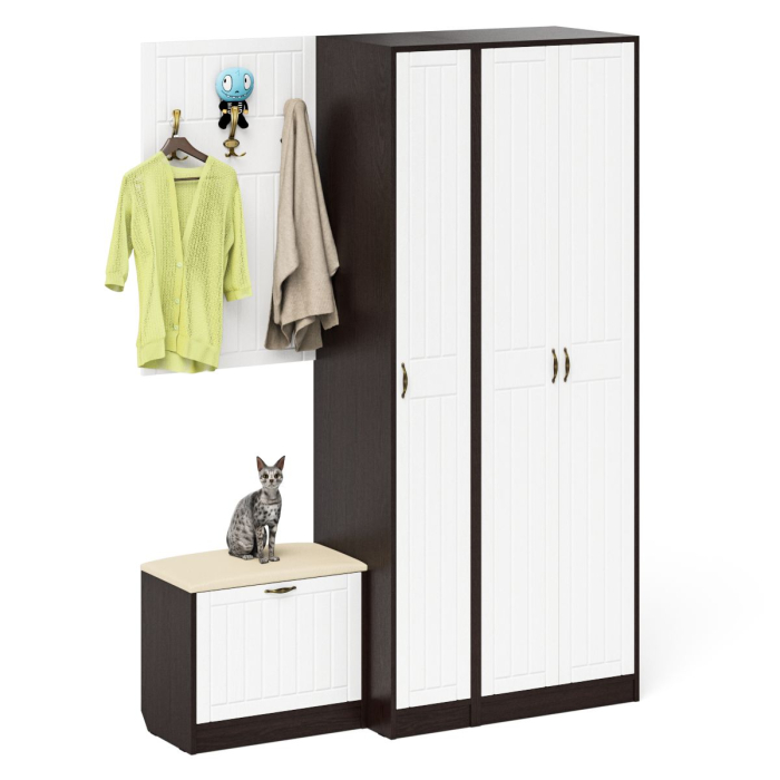 Прихожие, Мебель в прихожую П-6-500 № 47 фрезеровка прованс