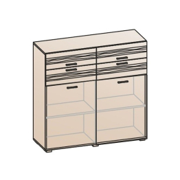 Тумба с 2-я створками Лотос ТБ-804, бодега белая