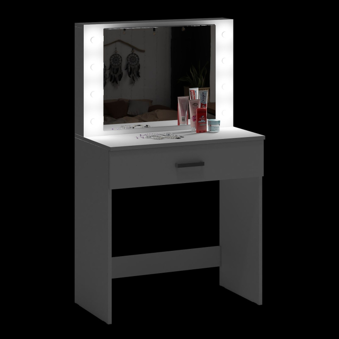 С зеркалом, Столик косметический с подсветкой СТ-4