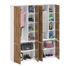 Модульная мебель Лидер-8 набор из двух шкафов для одежды и белья