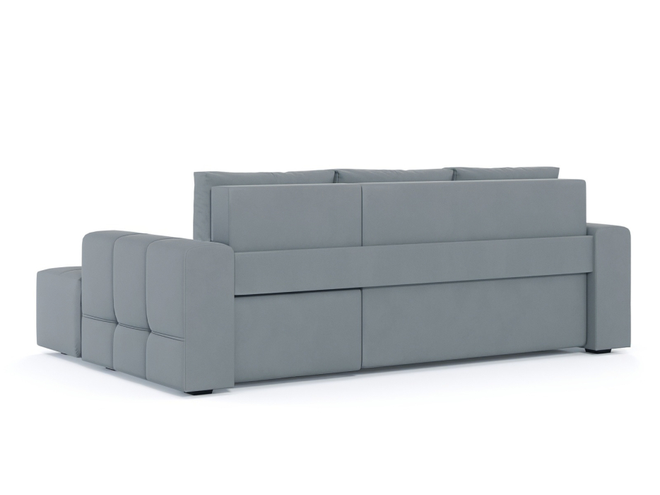 Диваны угловые в гостиную, Диван-кровать угловой Прадо, еврокнижка, велюр