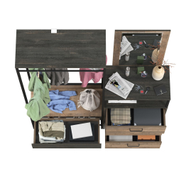 Прихожая с комодом и зеркалом Трувор