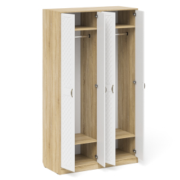 Два шкафа для прихожей П-6 МДФ фрезеровка ромб