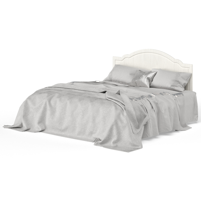 Спальные гарнитуры, Кровать 1600 Ливерпуль с основанием и двумя тумбами с полками