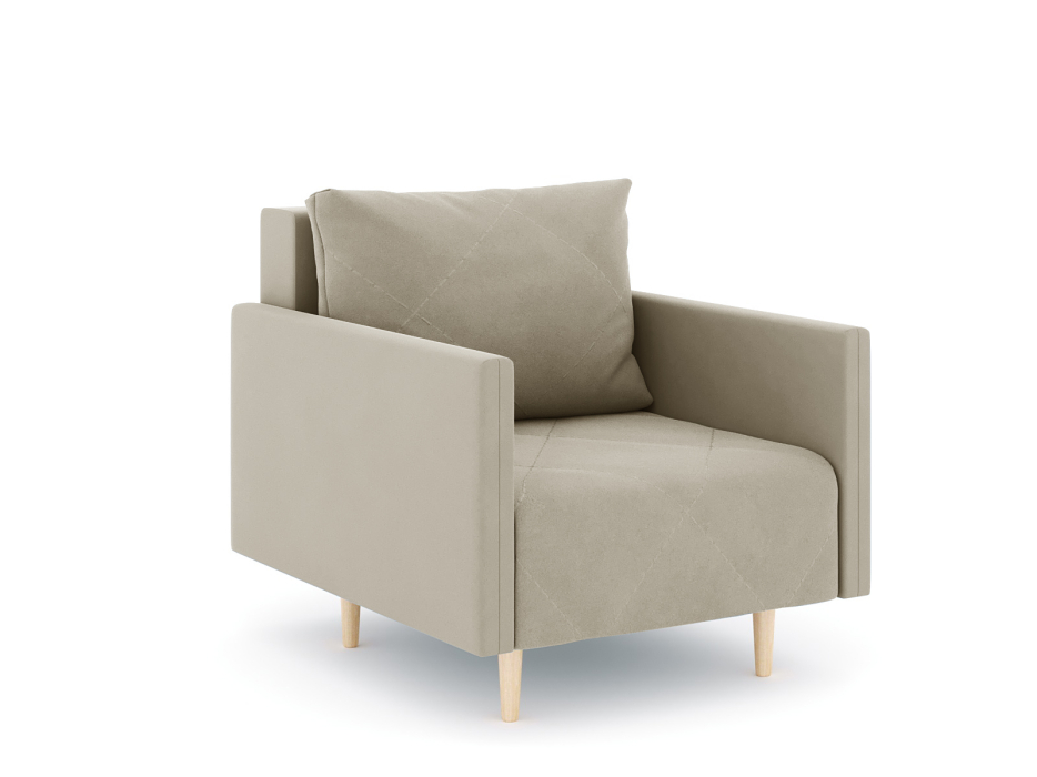 Кресло для отдыха, Кресло для отдыха Милли с подлокотниками, велюр