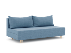 Диваны еврокнижки, Диван-кровать еврокнижка Смайл без подлокотников, рогожка Люкс