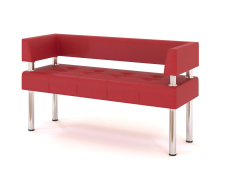 Офисные диваны, Офисный диван бизнес п-образный 130см