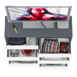 Комод высокий на десять выдвижных ящиков Мори МК1200.10