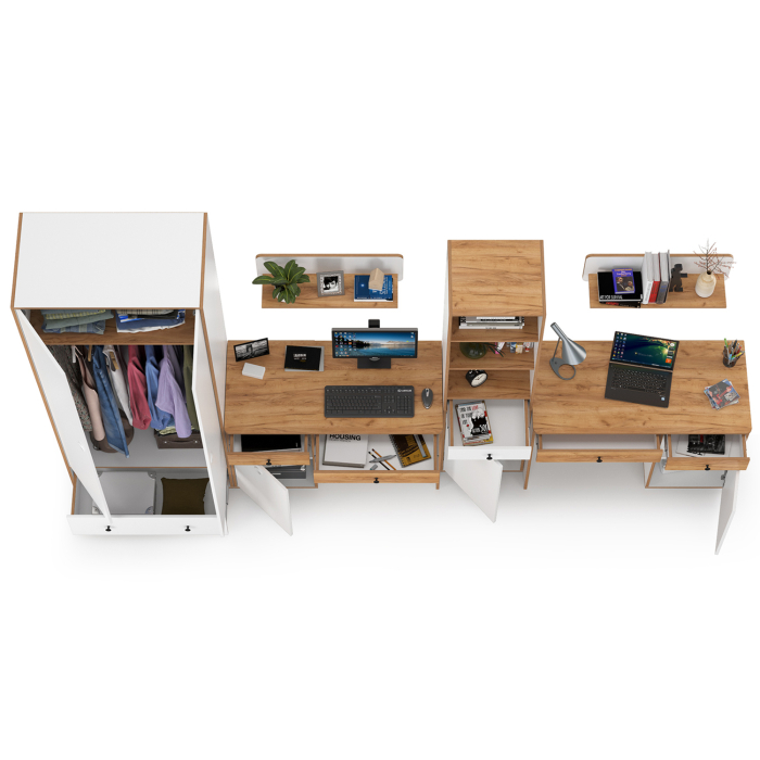 Офисная мебель, Мебель для детской комнаты для двоих детей Вуди № 30