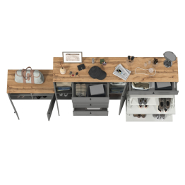 Комод с обувницей и тумбой Остин