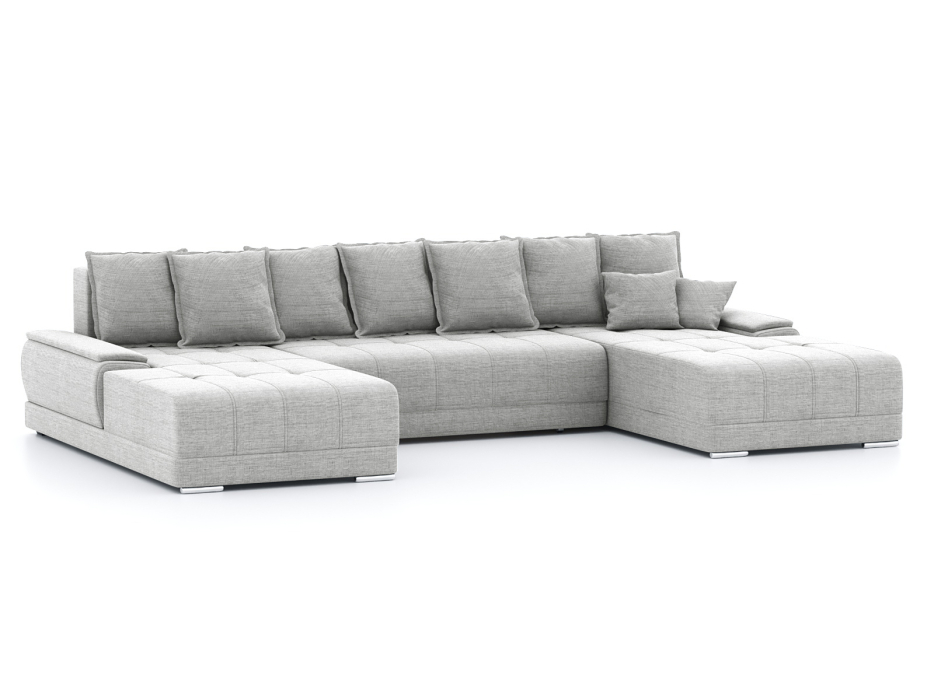 Диваны еврокнижки, Диван-кровать П-образный Нордвикс, рогожка Люкс