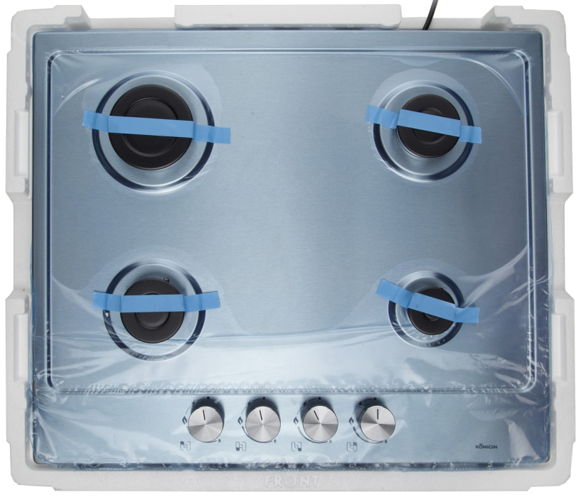 Встраиваемые варочные панели, Газовая варочная панель Konigin Spark 604 IXE