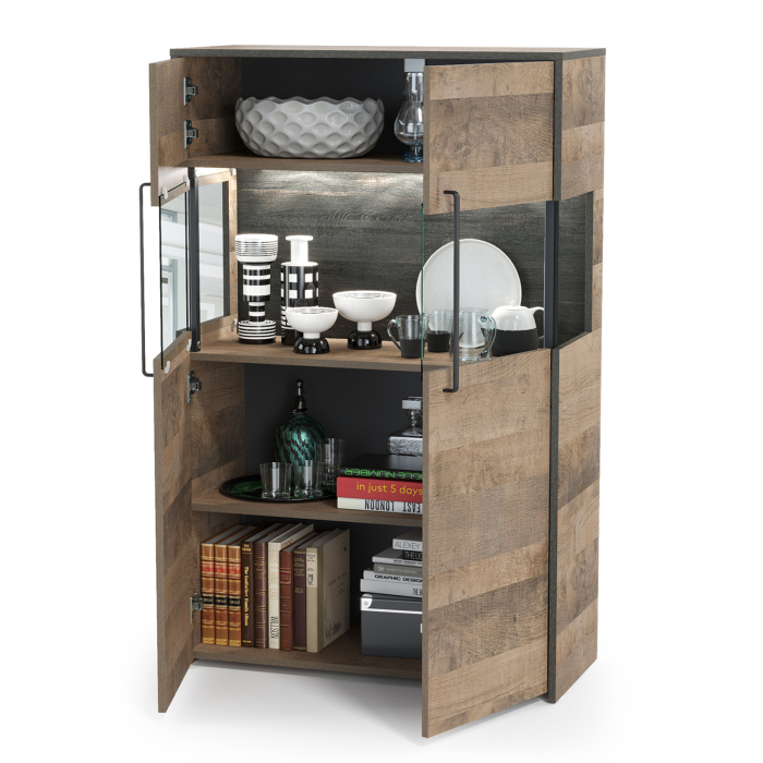 Комоды, Комод с витриной Трувор 13.306