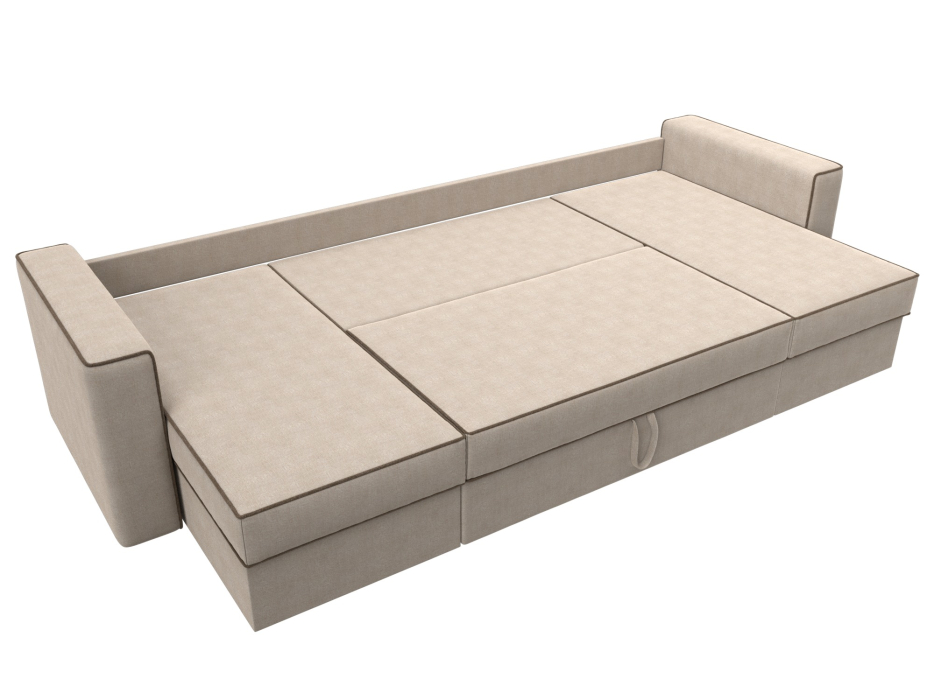 Диваны еврокнижки, П-образный диван Принстон, рогожка