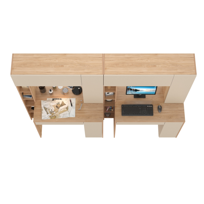 Прямые компьютерные столы, Комплект из рабочих столов Mobi Комфорт 12.71