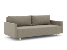 Диваны еврокнижки, Диван-кровать Милли с подлокотниками, рогожка Люкс