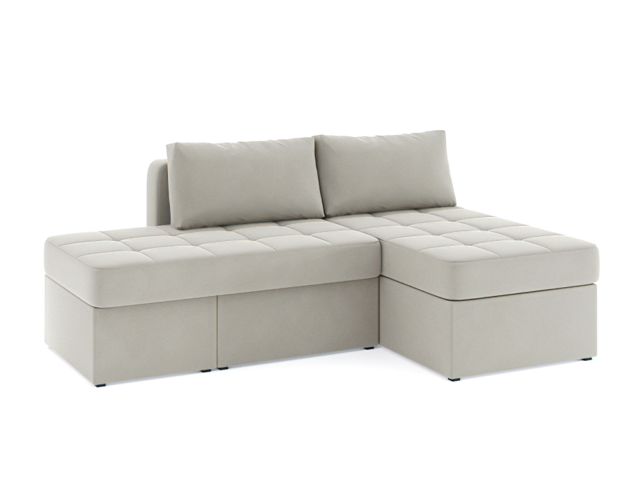 Диваны угловые в гостиную, Диван-кровать угловой Оливер еврокнижка-трансформер, велюр