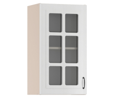 Регина, Регина шкаф навесной со стеклом 1 дв 40х72см